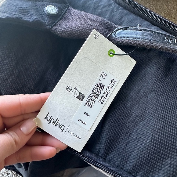 Kipling Darcey Small Carry-On Rolling black 4 wheeler new - Picture 8 of 14